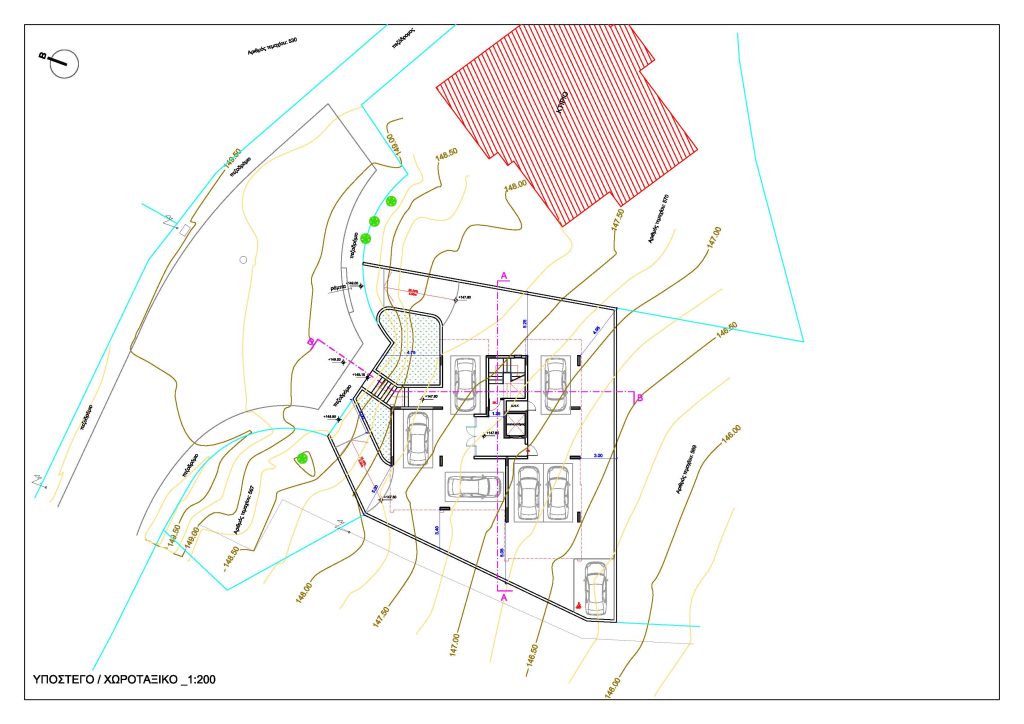 Master Plan for luxury 2 bedroom apartments for sale in Anarvagos, Paphos, Cyprus.