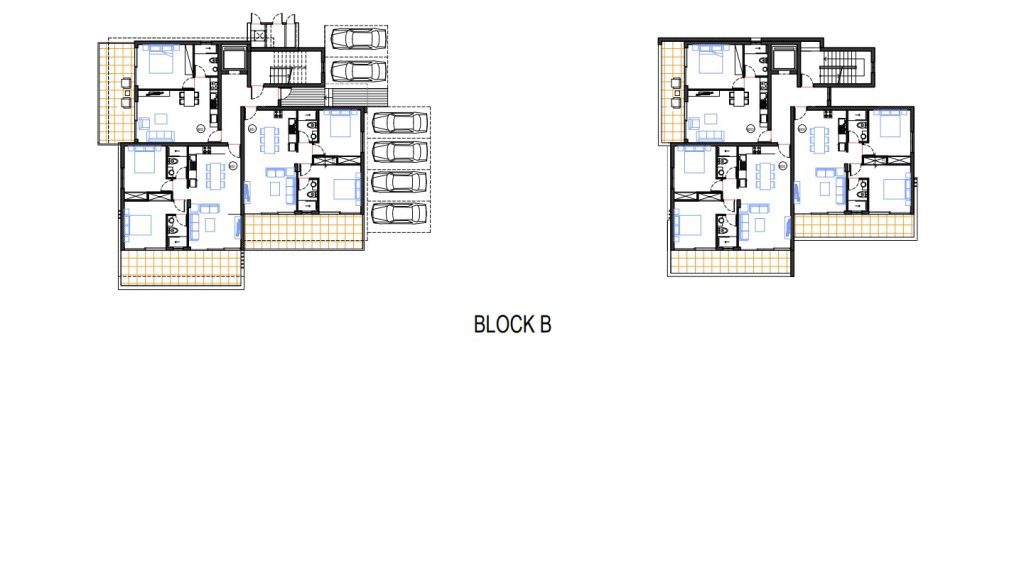 Plans for luxury apartments for sale in the popular area of Yeroskipou with sea views from the ground floor.