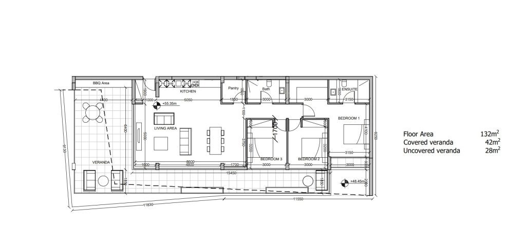 Floor plans for luxury new build apartments located in the heart of the Old Town in Paphos, Cyprus.