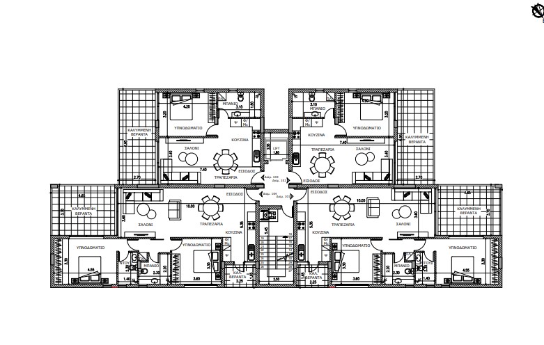 Masterplan for new apartments to be built in Yeroskipou, Paphos, Cyprus.